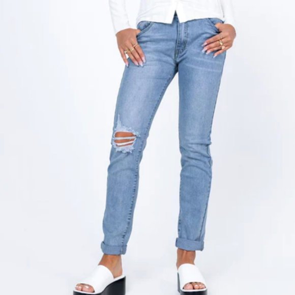 Princess Polly OSUNA DENIM JEANS. Size US 6. - Picture 1 of 4